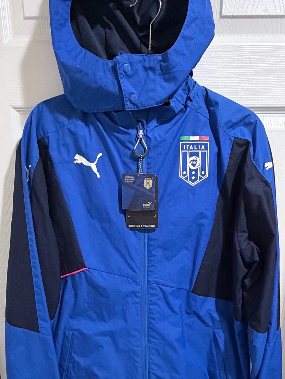 PUMA ITALIA 2015-16 OFFICIAL STADIUM USED PRACTICE WARM-UP PRACTICE JACKET SZ XL